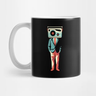 Man With A Radio Head - 90s Brit Rock Lovers Mug